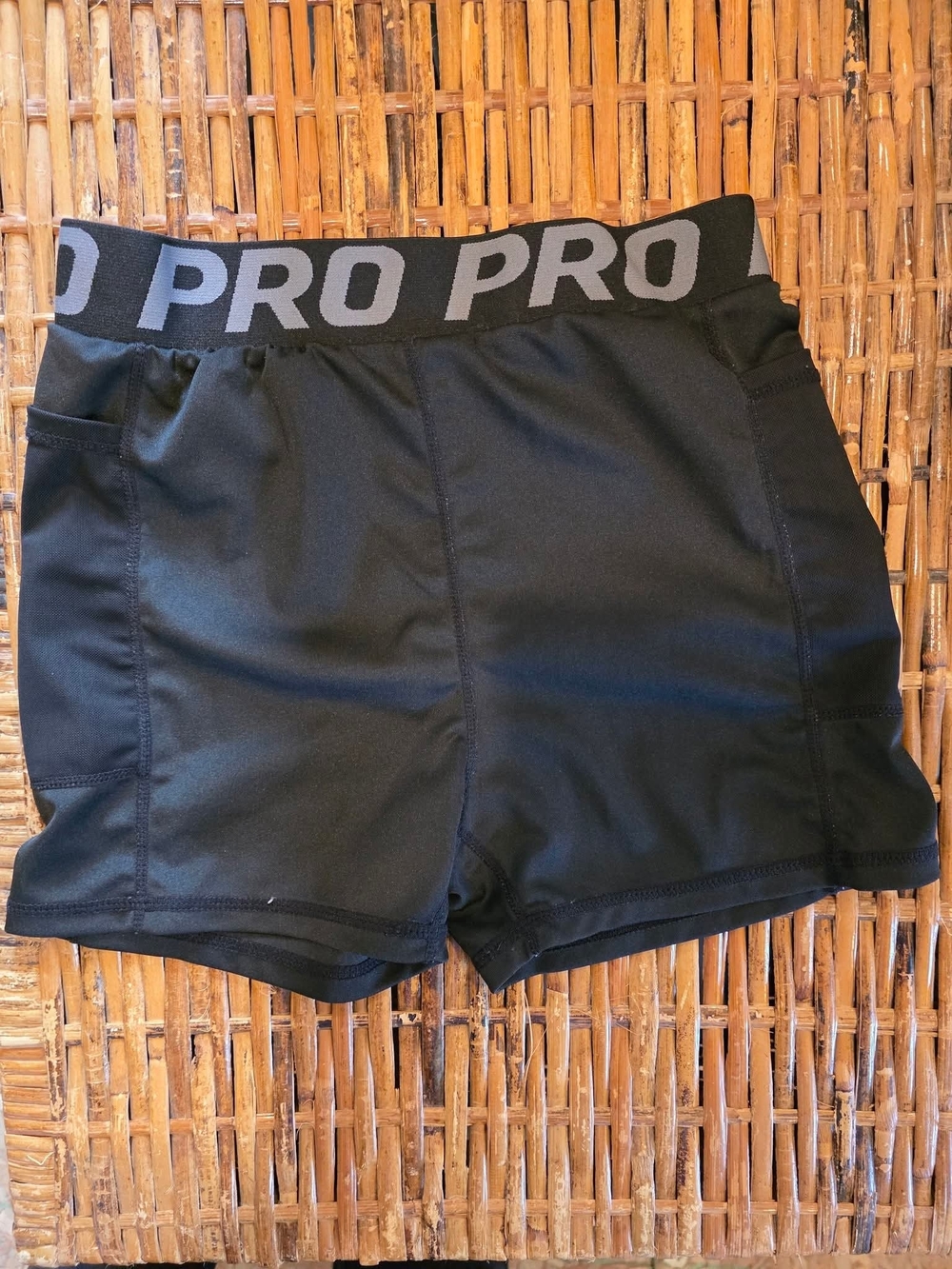 Black Women's Performance Athletic Shorts